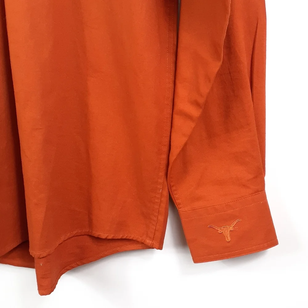 University Co-Op Campus Wear Texas Longhorns Shirt 100% Cotton Burnt Orange M_5